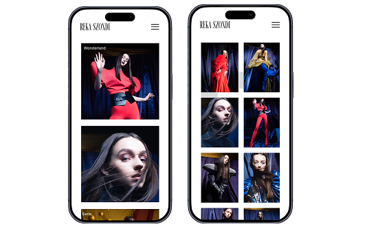 Fashion Photographer mobile UI